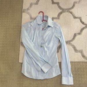 Banana republic women non iron tailored button down shirt